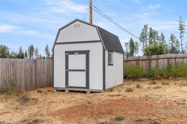 view of outbuilding