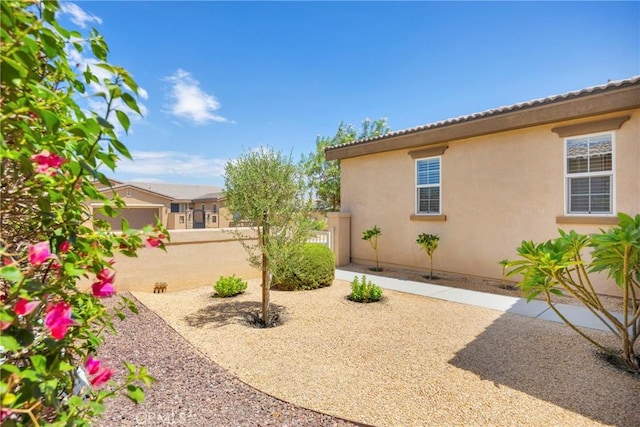 view of yard with a patio