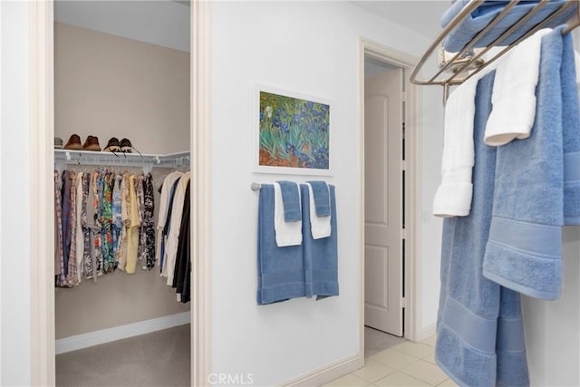 bathroom featuring tile patterned floors