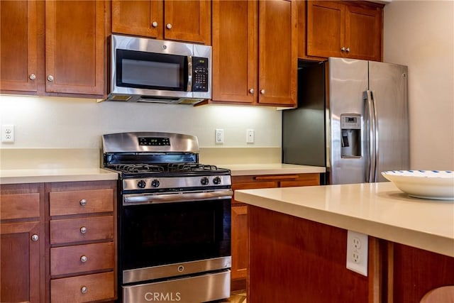 kitchen featuring appliances with stainless steel finishes