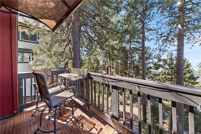 30897 Glen Oak Dr, Running Springs, CA 92382 - view of deck