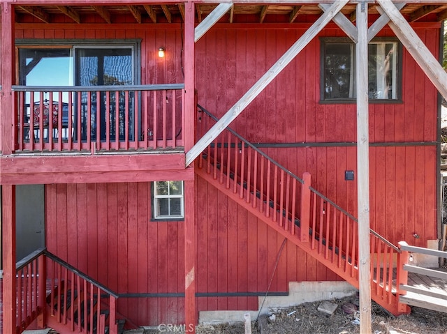 view of stairs