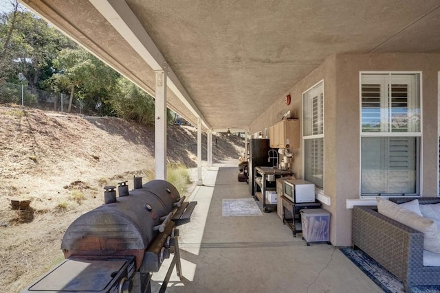 view of patio / terrace featuring outdoor lounge area