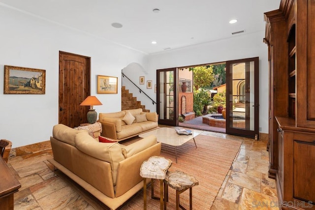 view of living room