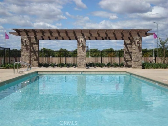 view of pool