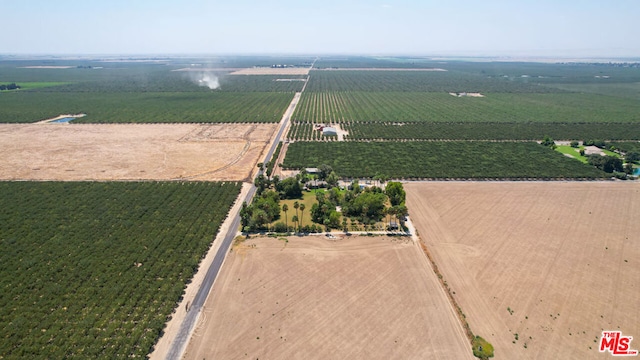 aerial view featuring a rural view