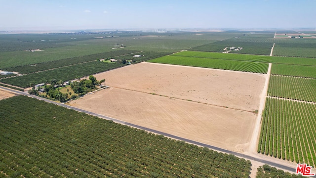 drone / aerial view with a rural view