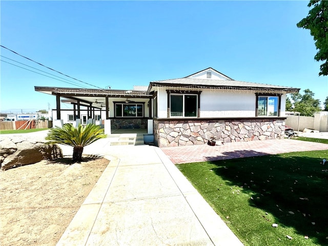 21740 Elmwood St, Perris, CA 92570 - view of front of house featuring a front yard