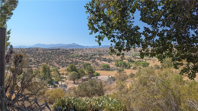 view of mountain feature