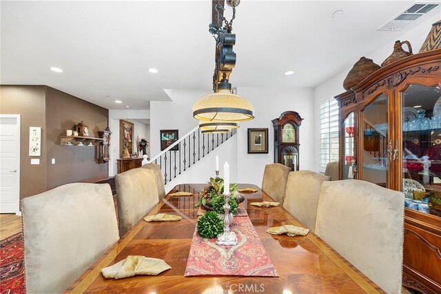 view of dining room