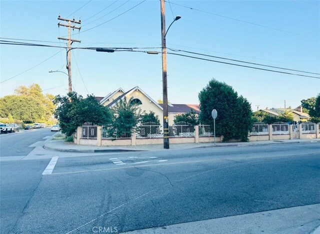 view of road