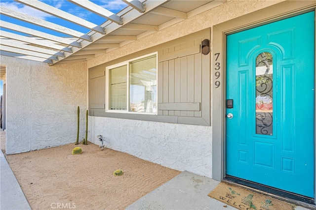 view of entrance to property