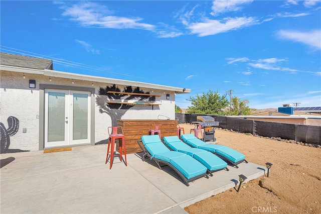 view of patio / terrace with french doors