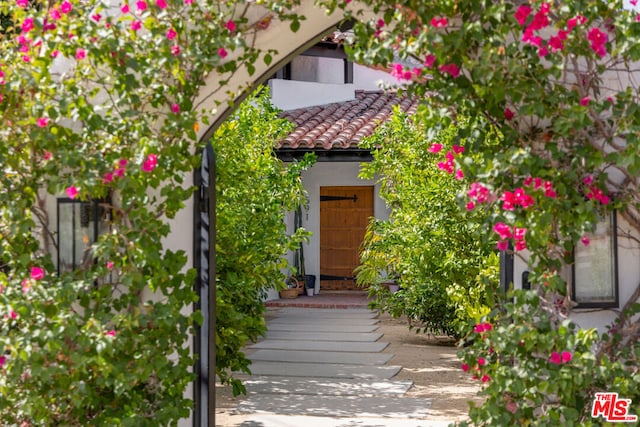 view of property entrance