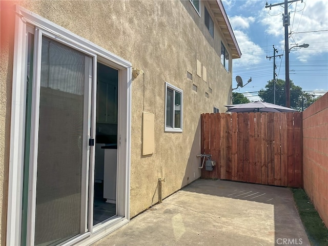 view of patio