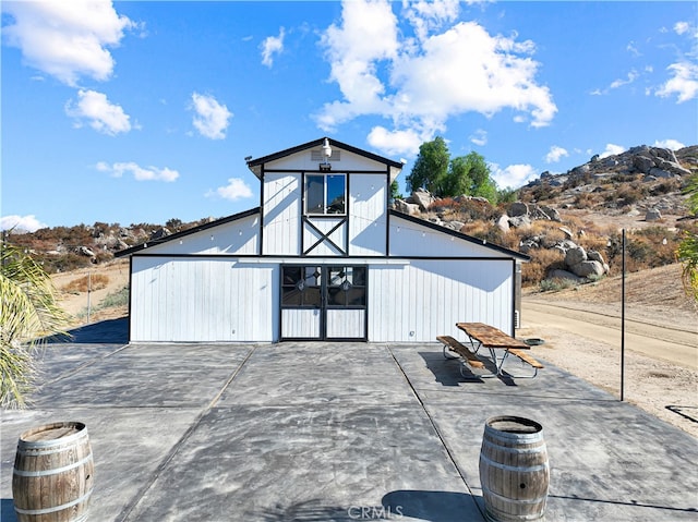 view of outbuilding