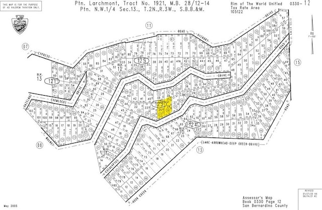 0 Eucalyptus Rd, Lake Arrowhead CA, 92321 land for sale