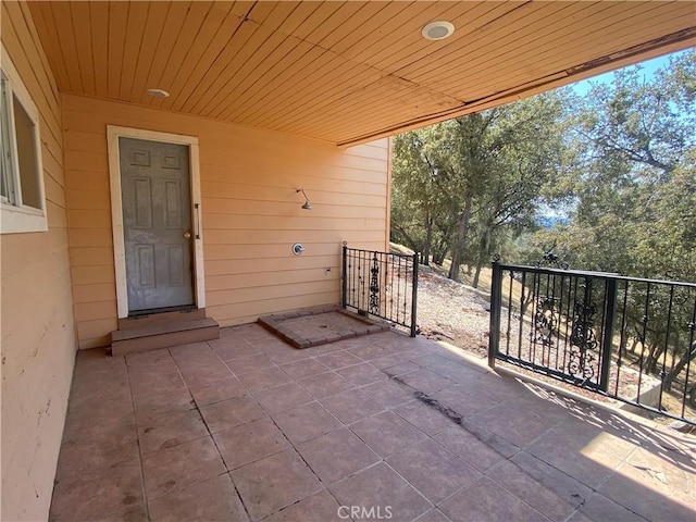 view of patio