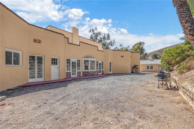 view of rear view of property