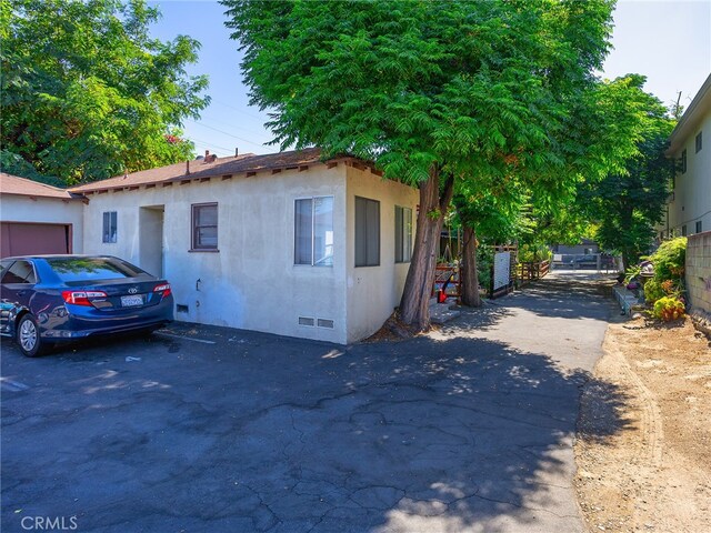 view of side of property