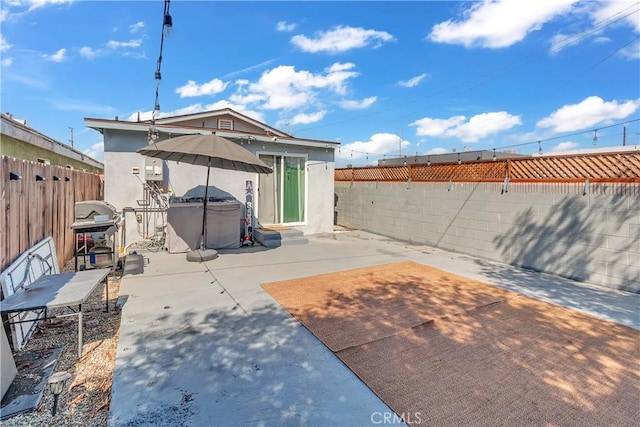 view of patio / terrace with grilling area