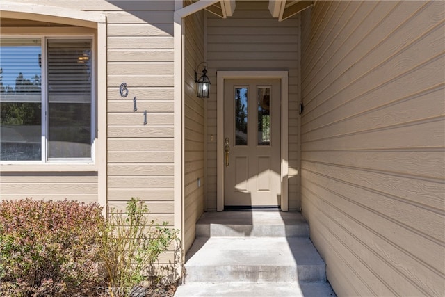 view of property entrance