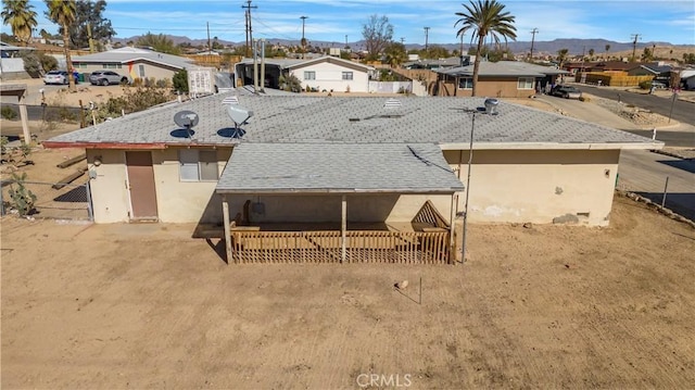 view of rear view of property