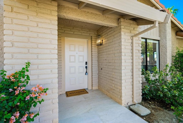 view of property entrance