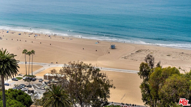 property view of water with a view of the beach