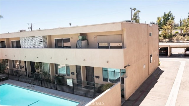 pool with fence