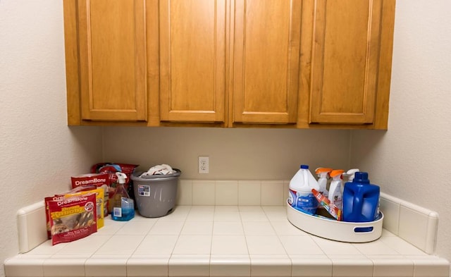 view of clothes washing area