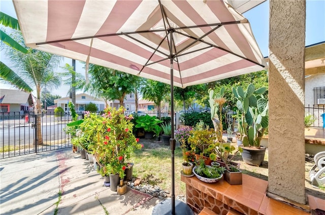 view of patio