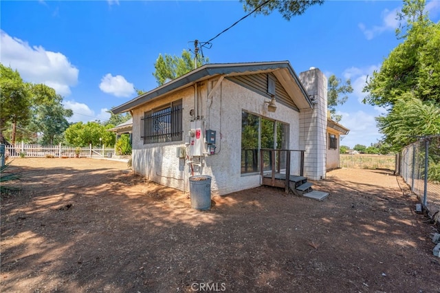 view of side of property