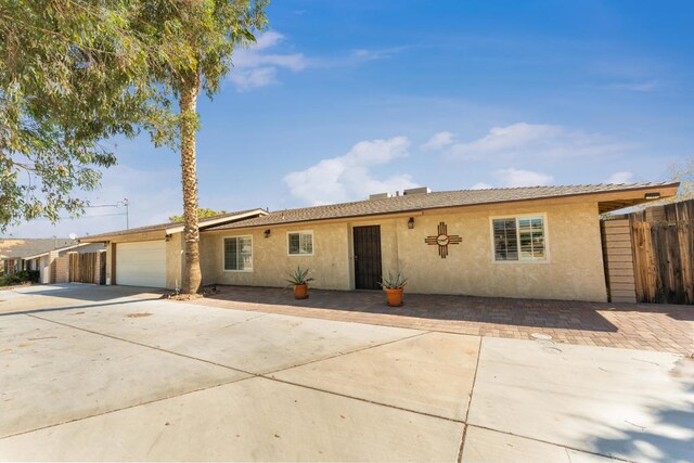 ranch-style house with a garage