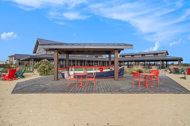 view of property's community featuring a gazebo