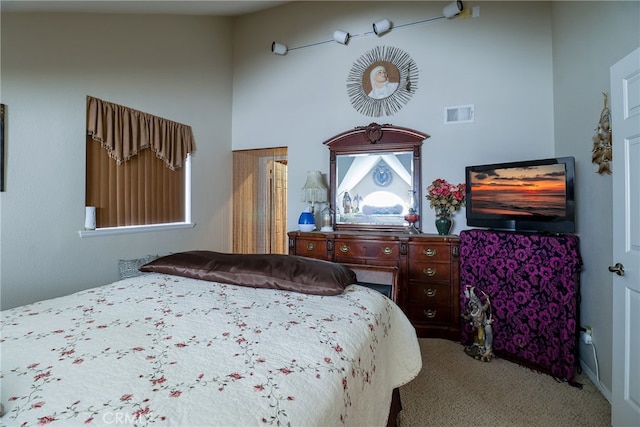 bedroom featuring carpet floors