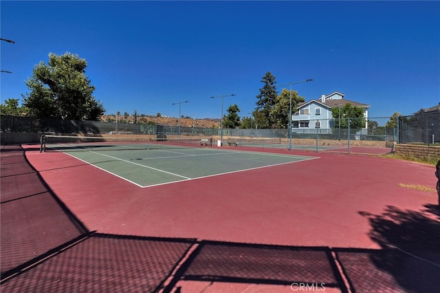 view of sport court