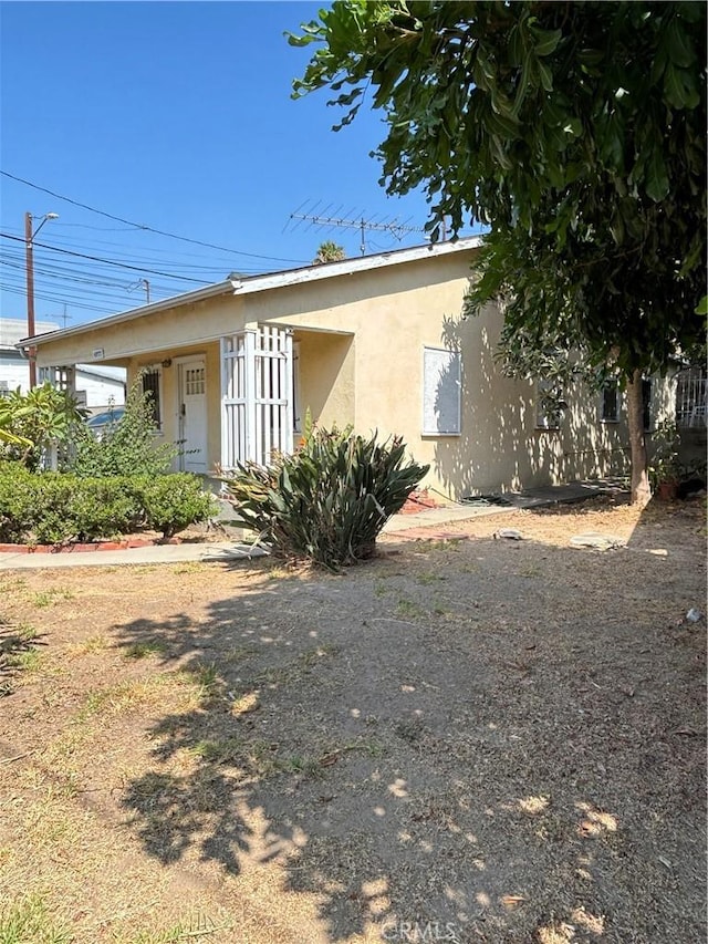 view of front of home