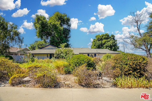 view of side of property