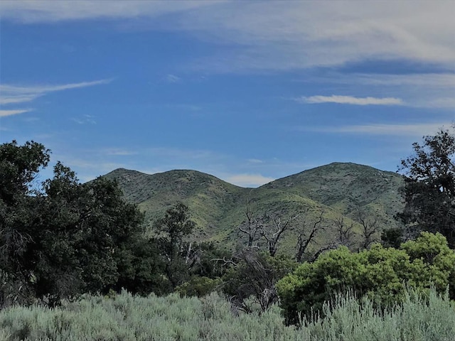 view of mountain feature