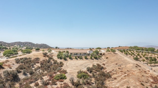 view of mountain feature featuring a rural view