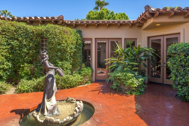 view of patio / terrace with french doors