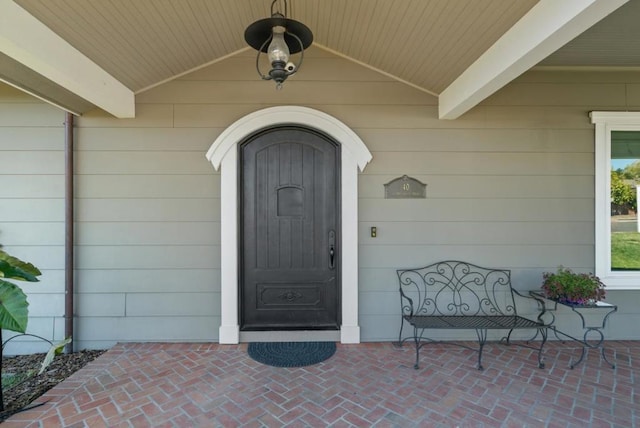 view of entrance to property