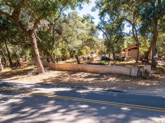 view of road