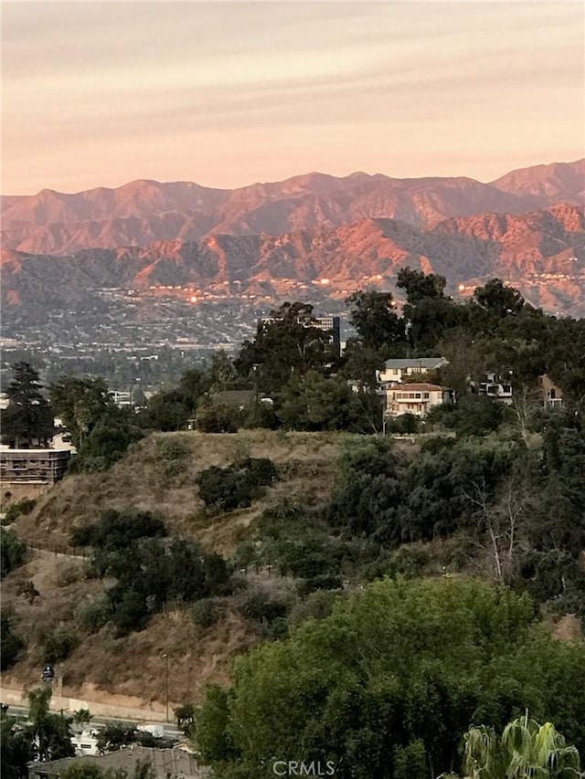 view of mountain feature