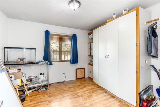 interior space featuring light hardwood / wood-style flooring