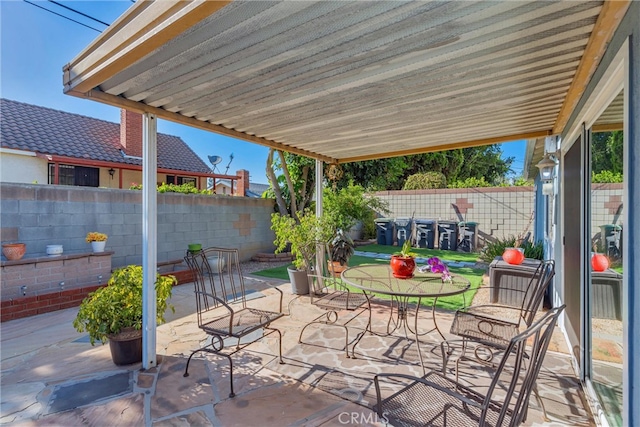 view of patio / terrace