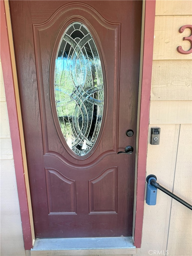 view of entrance to property