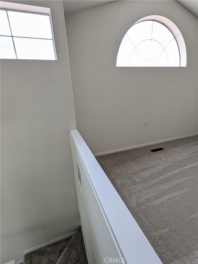 3310 Tripoli Way, Oceanside, CA 92056 - stairs with healthy amount of natural light, carpet flooring, and baseboards
