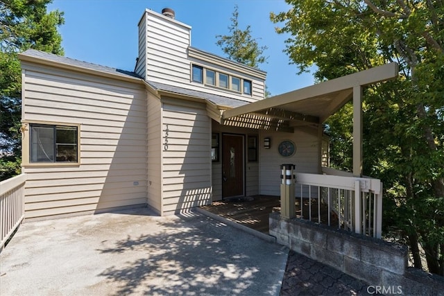 exterior space featuring a patio